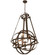 Gimbal LED Chandelier in Timeless Bronze (57|196041)