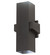 Quadrato Two Light Wall Sconce in Textured Black (57|195603)