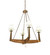 Arendal Four Light Chandelier in Antique Copper (57|195110)