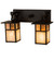 Hyde Park Two Light Vanity in Craftsman Brown (57|194879)