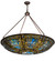 Fleur-de-lis Eight Light Pendant in Mahogany Bronze (57|193245)