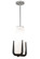 Blumenklaue One Light Mini Pendant in Brushed Nickel/Ebony (57|191467)