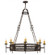 Toscano Eight Light Chandelier in Copper Rust (57|190078)