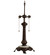 Rope Two Light Table Base Hardware in Mahogany Bronze (57|18653)
