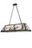 Alpine Six Light Oblong Pendant in Textured Black (57|182506)