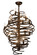 Cyclone 13 Light Chandelier in Mahogany Bronze (57|181999)
