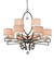 Croix 12 Light Chandelier in Blackened Pewter (57|179474)