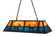 Deer at Lake Six Light Oblong Pendant in Timeless Bronze (57|176713)