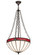 Gothic Four Light Inverted Pendant in Weathered Antique Brass (57|174101)