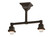 Whispering Pines Two Light Semi-Flushmount Hardware in Timeless Bronze (57|173749)