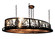 Mountain Pine Eight Light Inverted Pendant in Antique Copper (57|17239)