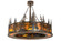 Tall Pines Eight Light Chandel-Air in Antique Copper,Burnished (57|172092)