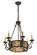 Delano Eight Light Chandelier in Chestnut (57|170227)