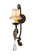 Ingrid One Light Wall Sconce in Timeless Bronze Gold Accents (57|169783)