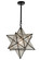 Moravian Star One Light Pendant in Craftsman Brown (57|169078)