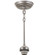 Pendant Hardware One Light Pendant Hardware in Nickel (57|165428)