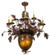 Greenbriar Oak 11 Light Chandelier in Rust (57|165173)