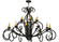 Sienna 18 Light Chandelier in Coffee Bean (57|165142)