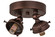 Tiffany Pond Lily Two Light Flushmount Hardware in Mahogany Bronze (57|162993)