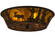 Moose At Dawn Four Light Flushmount in Oil Rubbed Bronze (57|162067)