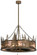 Tall Pines Eight Light Chandel-Air in Antique Copper (57|160575)