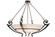 Ceres Six Light Pendant in Timeless Bronze (57|160402)