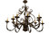 French Elegance 12 Light Chandelier in Antiquity (57|160180)