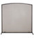 Prime Fireplace Screen in Black Satin Wrought Iron (57|159676)