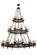 Newcastle 30 Light Chandelier in Oil Rubbed Bronze (57|158764)