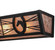 Horseshoe Four Light Vanity in Bold Black (57|158521)