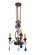 Peak Three Light Chandelier in Cortez Gold Customized (57|157205)