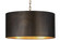 Cilindro 12 Light Pendant in Craftsman Brown & Brushed Brass (57|153356)