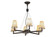 St. Lawrence Six Light Chandelier in Oil Rubbed Bronze (57|152197)