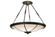 Commerce Six Light Semi-Flushmount in Timeless Bronze (57|149546)