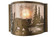 Northwoods Bear At Lake One Light Wall Sconce in Antique Copper (57|148036)