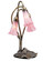Pink Three Light Accent Lamp in Antique Copper,Custom (57|14728)
