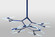 Neutron 24 Light Chandelier in Blue (57|145725)