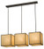 Quadrato Three Light Island Pendant in Chestnut (57|144372)
