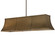 Nadine Nine Light Oblong Pendant in Brown Metallic (57|143902)
