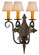 Angelique Three Light Wall Sconce in French Bronzed (57|143197)