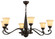 Muirfield Six Light Chandelier in Classic Rust (57|141664)