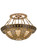 Fleur-de-lis Four Light Semi-Flushmount in Nu Gold & Copper Vein (57|141232)