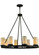 Loxley Eight Light Chandelier in Chestnut (57|140445)