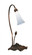 White One Light Accent Lamp in Mahogany Bronze (57|14043)