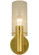 Cilindro One Light Wall Sconce in Transparent Brass (57|136998)