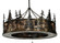 Tall Pines Eight Light Chandelier in Antique Copper,Burnished Copper (57|135769)