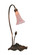 Pink Pond Lily One Light Accent Lamp in Mahogany Bronze (57|13447)
