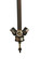 Petals Three Light Inverted Pendant Hardware in Mahogany Bronze (57|133340)