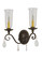 Wallis Two Light Wall Sconce in Cajun Spice (57|132002) Wallis Two Light Wall Sconce in Cajun Spice (57|132002)