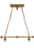 Oblong Two Light Bar in Cortez Gold (57|128215)